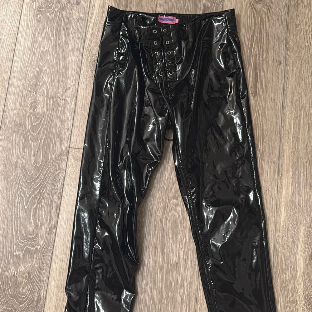 Edikted Vinyl Pants LIKE NEW